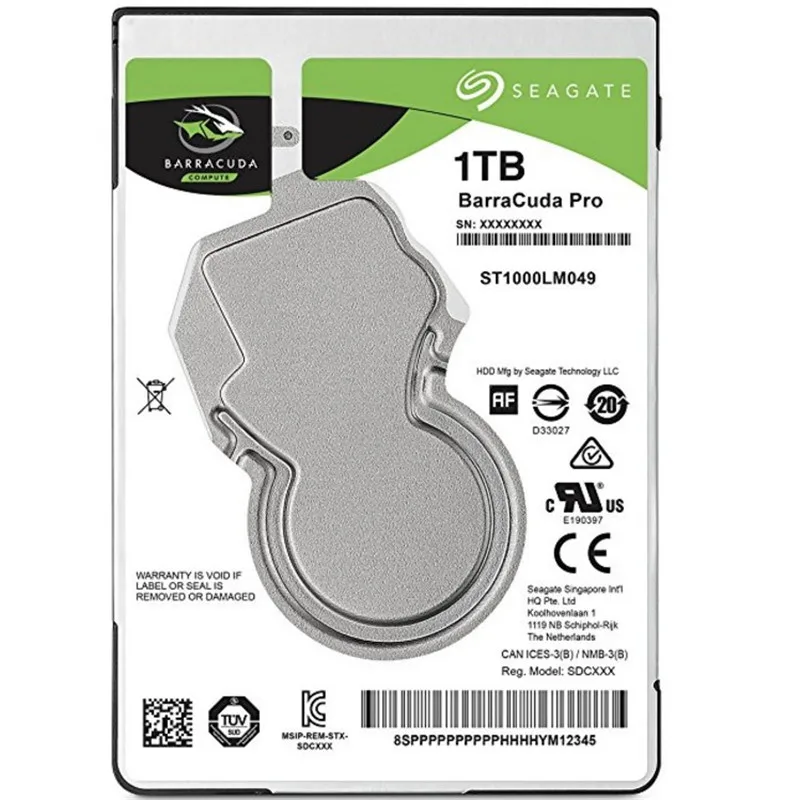 Внутренний жесткий диск Seagate 1 ТБ 2 5 дюйма SATA3 для ноутбука 7 мм 7200 об/мин SATA 6 ГБ/сек.