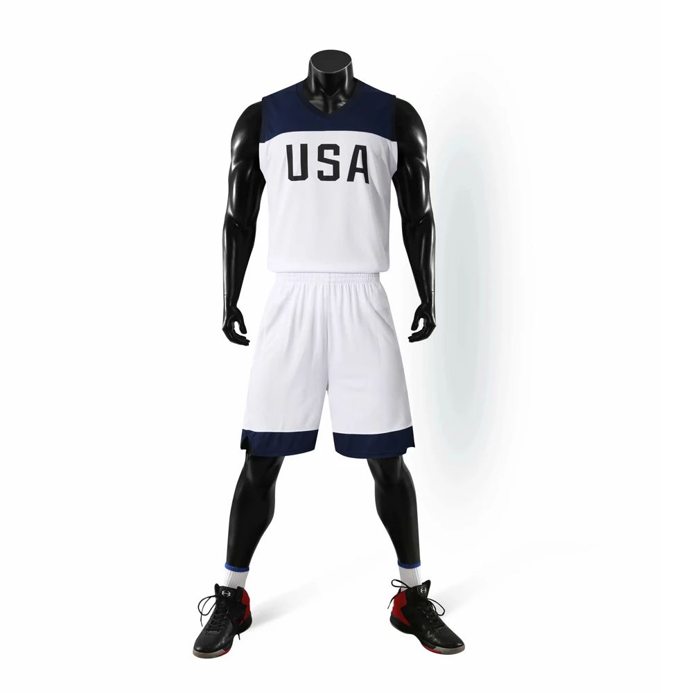 2019 Для мужчин США Баскетбол Джерси Наборы спортивные костюмы баскетбол в