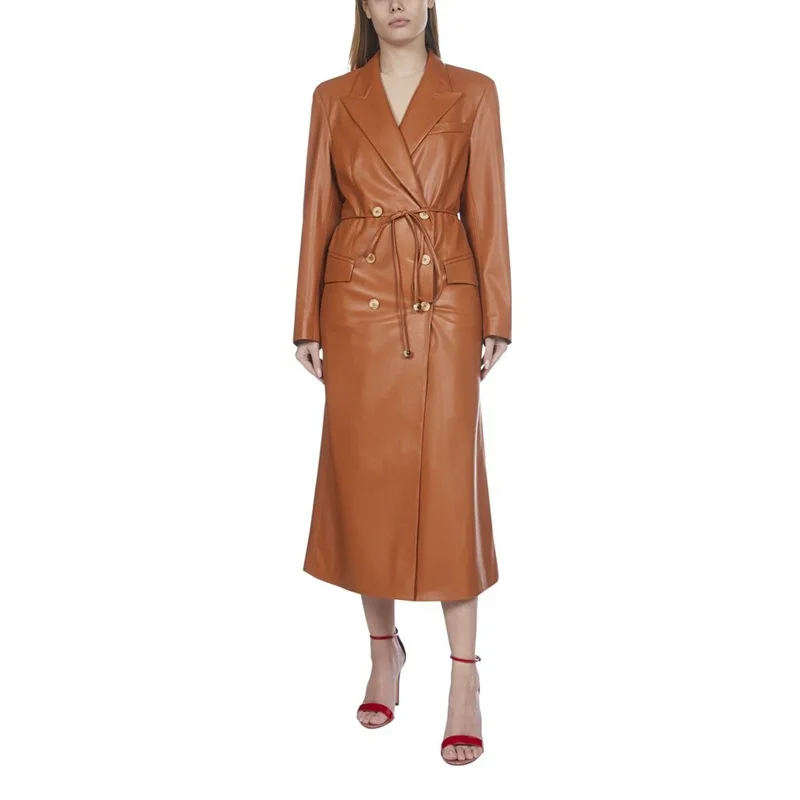 Осенне-зимнее новое пальто двубортная куртка с лацканами темпераментная