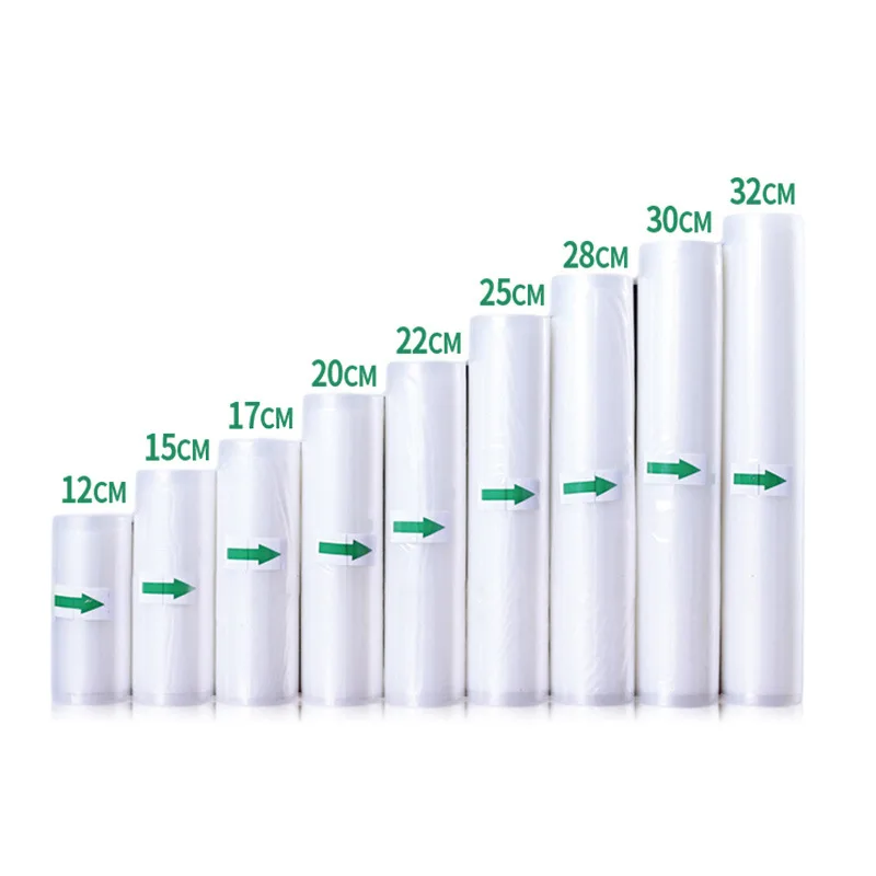

Vacuum Food Saver Sealer Bags Rolls 12/15/17/20/25/28/30cmx500cm Sous Vide Storage Packaging bag for Meat Fruits Vegetables Nuts