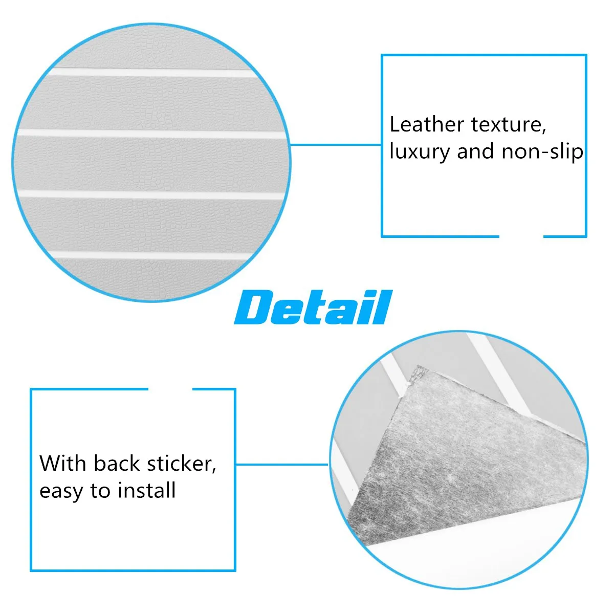 

Self Adhesive 2400x900x6mm Teak Decking EVA Foam Marine Boat Flooring Faux Boat Yacht RV Teak Decking Sheet Car Carpet Floor Mat