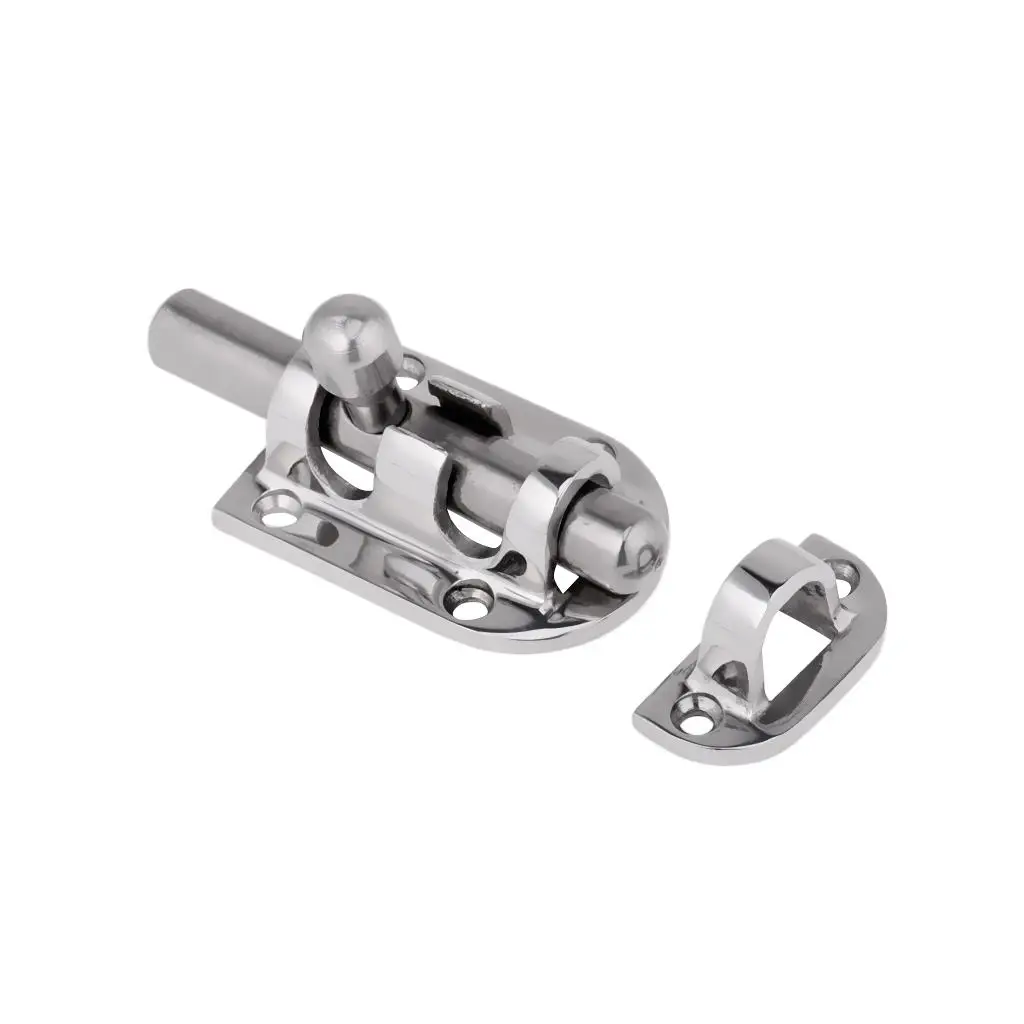 

1Pcs Durable 316 Stainless Steel Barrel Bolt Marine Hardware Cabinet Door Latch Lock for Kayak Canoe Fishing Boat Accessories