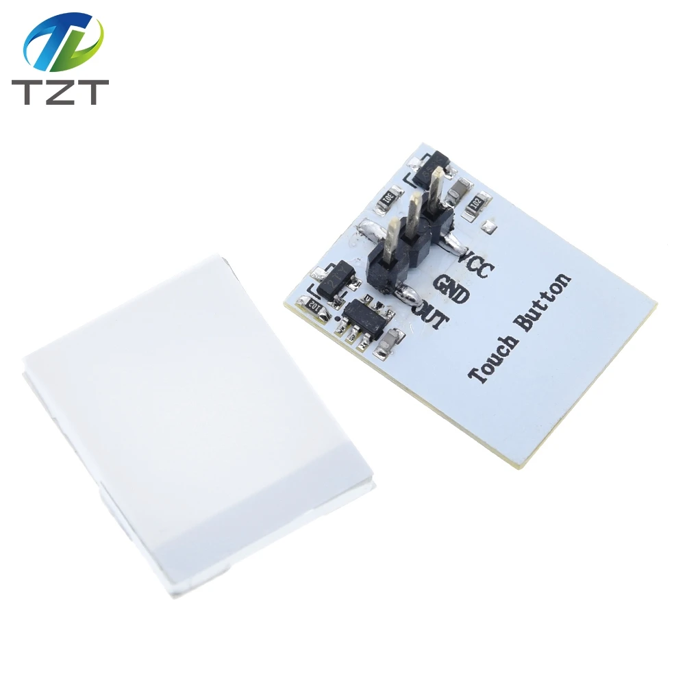 Сенсорный модуль зеленый синий красный и желтый цвета RGB емкостная кнопка