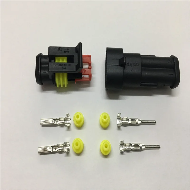 

282104-1 282080-1 200 комплектов фотомагнитола/21 2Pin AMP Автомобильные Разъемы для электрических проводов для VW,BMW,Audi,Toyota,NISSAN