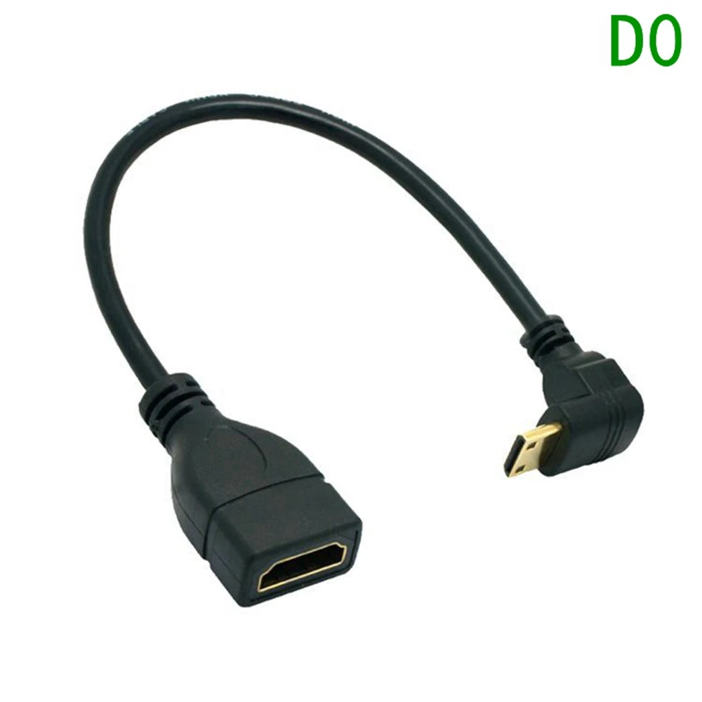 Фото OBEN/Unten/Links/Rechts Mini HD-kompatibel zu HD-kabel Stecker auf Buchse Converter Adapter m-F Verlängerung Adapter Stecker №3
