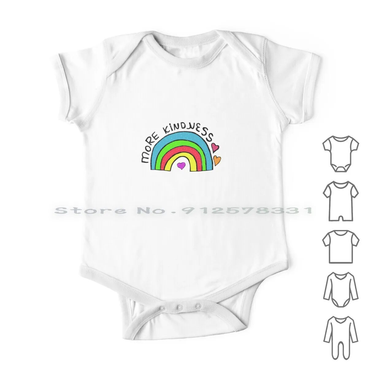 Больше доброты, радужная Одежда для новорожденных, комбинезоны, хлопковые комбинезоны, радужная полоска, яркие детские комбинезоны