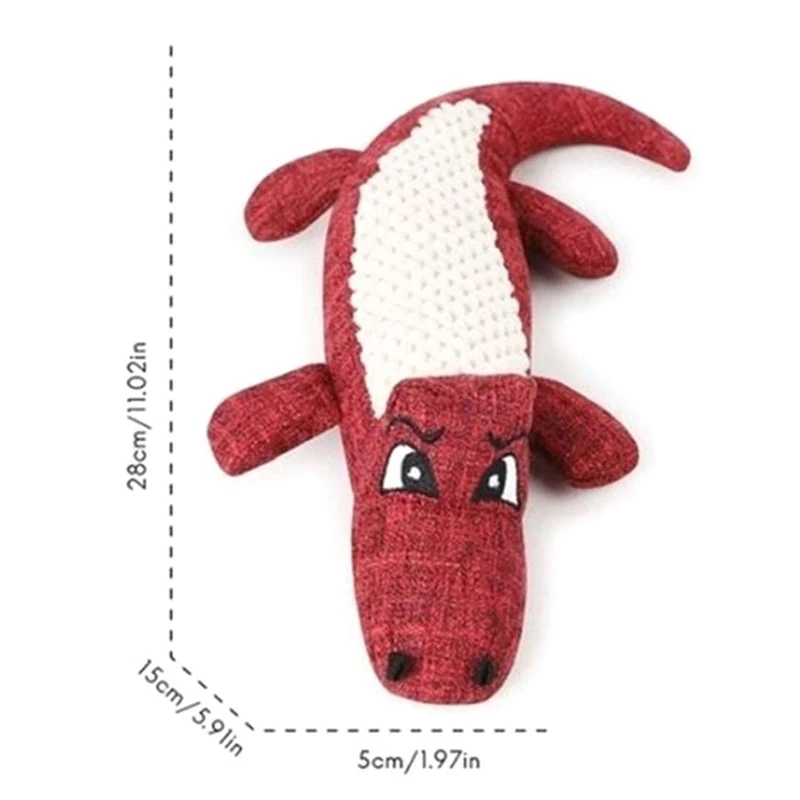 

Fast delivery 2020 New Pet Dog Toy Linen Plush Animal Toy Dog Chew Squeaky Noise Cleaning Teeth Toy Chew Training Supplies