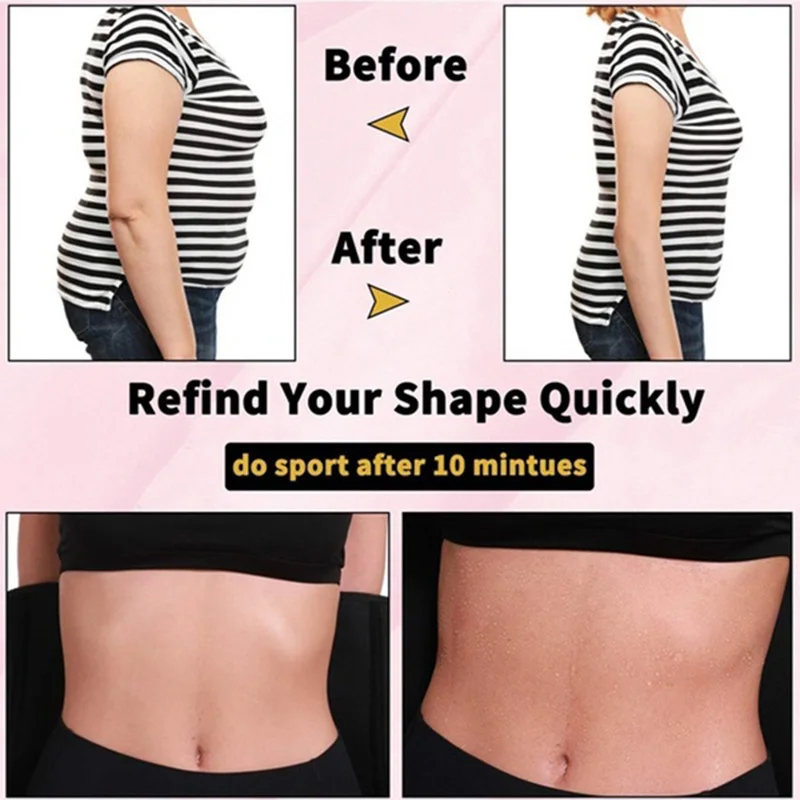 

Hot Sweat Waist Trainer Slimming Fine-Tuning Zipper Belt Shaping Machine Shaping Exercise Solid Belt