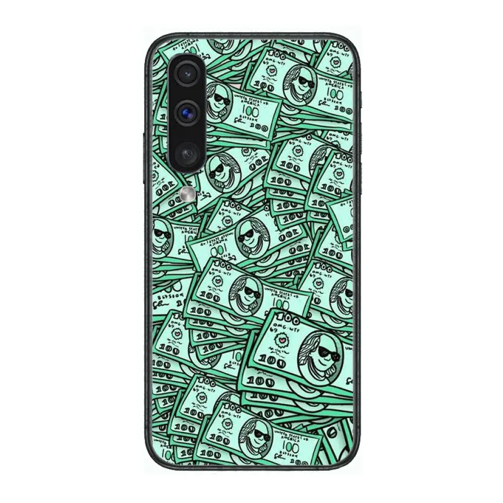 

US dollar style phone case Phone Case Hull For Samsung Galaxy A 3 5 6 7 8 9 E 2018 Plus 2017 E S Black Shell Art Cell Cover TPU