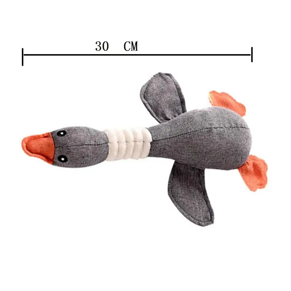 

NEW Dog Squeak Toys Wild Goose Sounds Toy Cleaning Teeth Puppy Dogs Chew Supplies Training Supplies Dog Educational Plush Toys