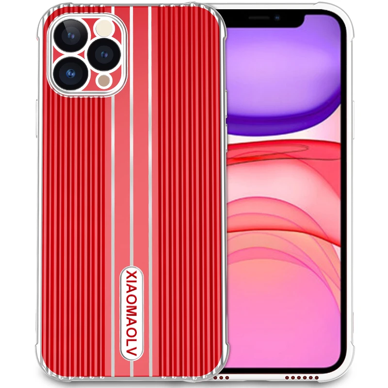 

Luxury Electroplating Soft Phone Case For iPhone 12 11 Pro Max Case For iPhone X XS XR 7 8 Plus 12 Mini Trolley Style Case