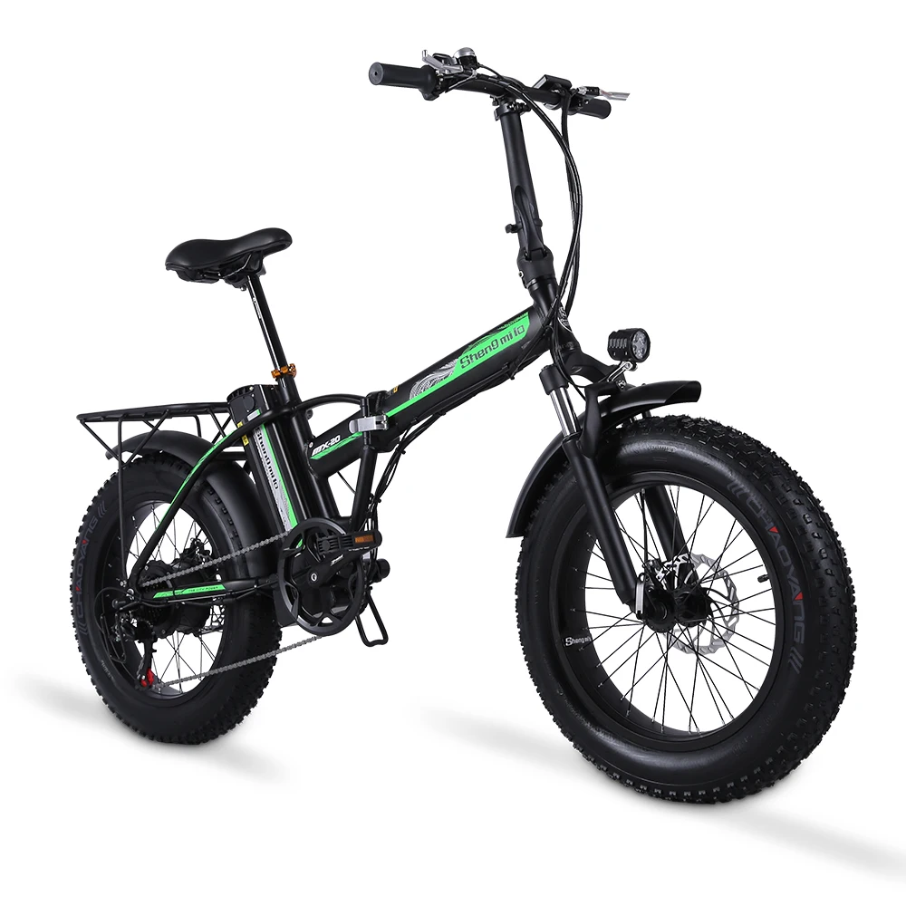 Verkaufen Elektrische Bike 500W 4,0 Fett Reifen Elektrische Fahrrad Beach Cruiser Bike Booster Bike 48v Lithium-Batterie Folding Mens Frauen Ebike