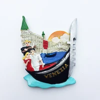 qiqipp creative magnetic refrigerator paste italy water city venice tourism memorial hand painted decorative crafts