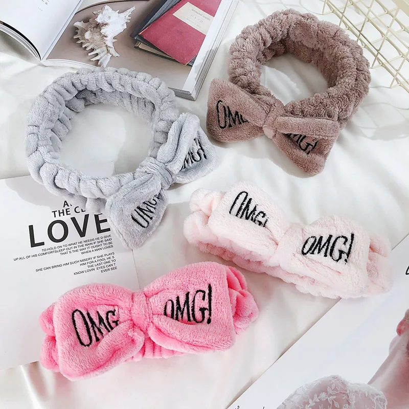 2019 г. Корейская версия новой бархатной мягкой повязки на голову кораллового