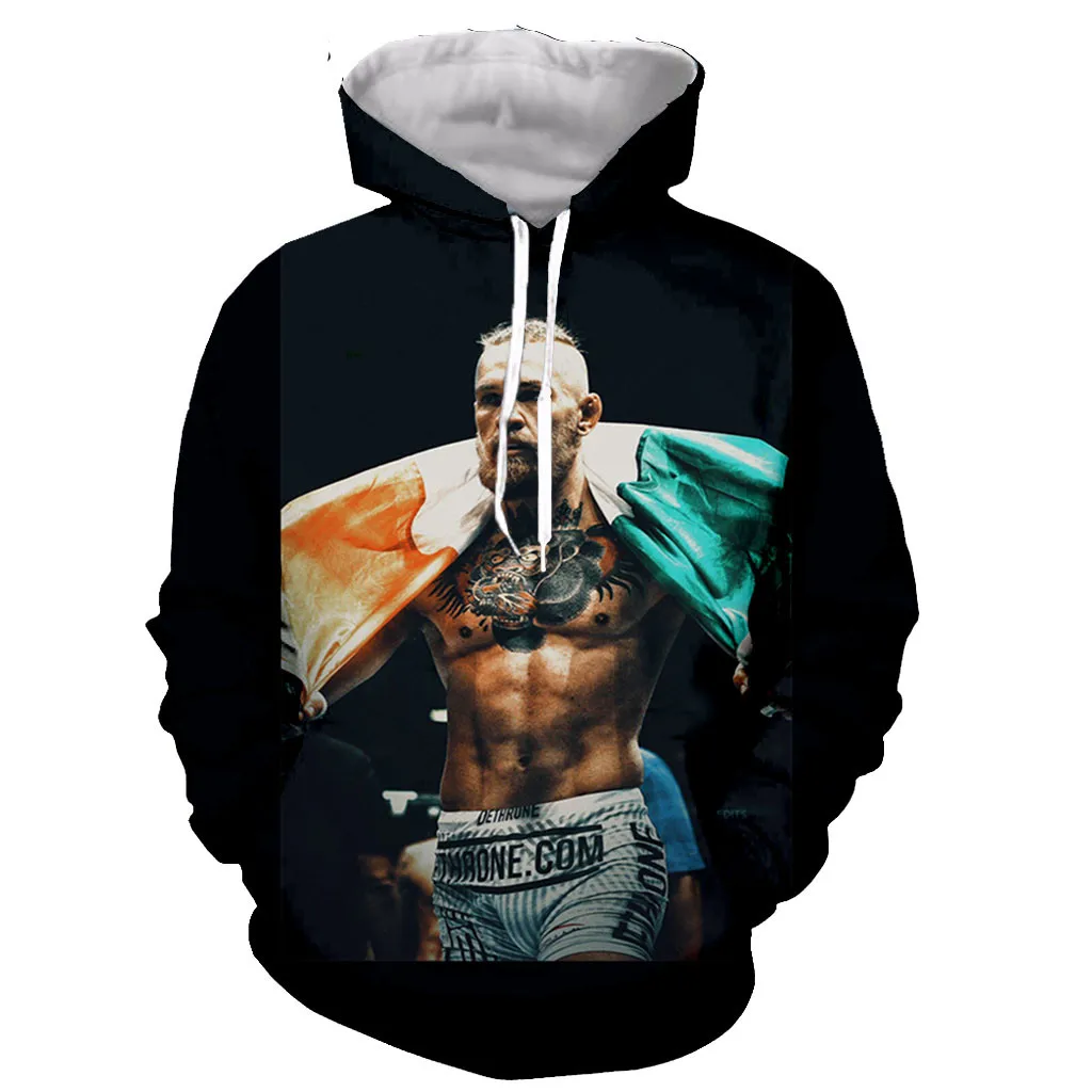 Новое поступление популярная модная футболка Conor McGregor с 3D принтом для мужчин и