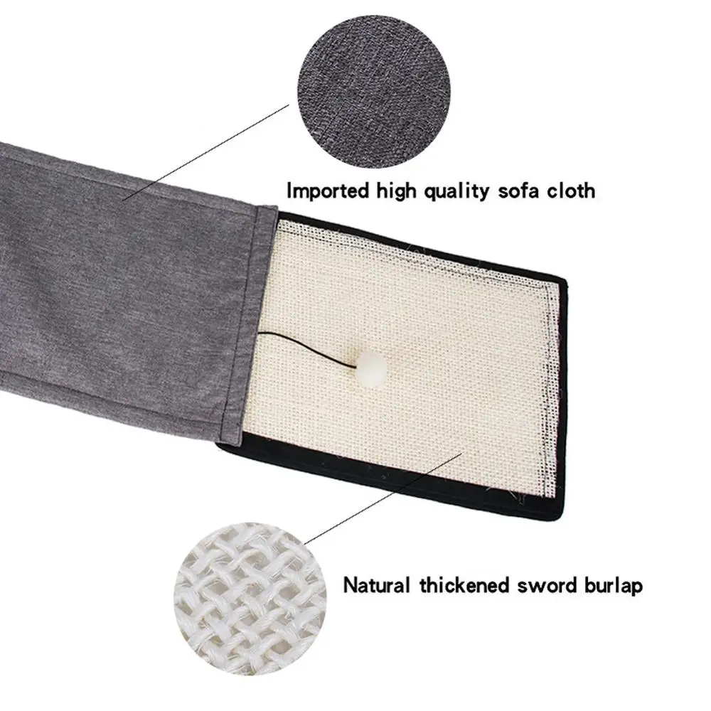 Коврик для защиты дивана из натурального сизаля коврик от царапин и домашних