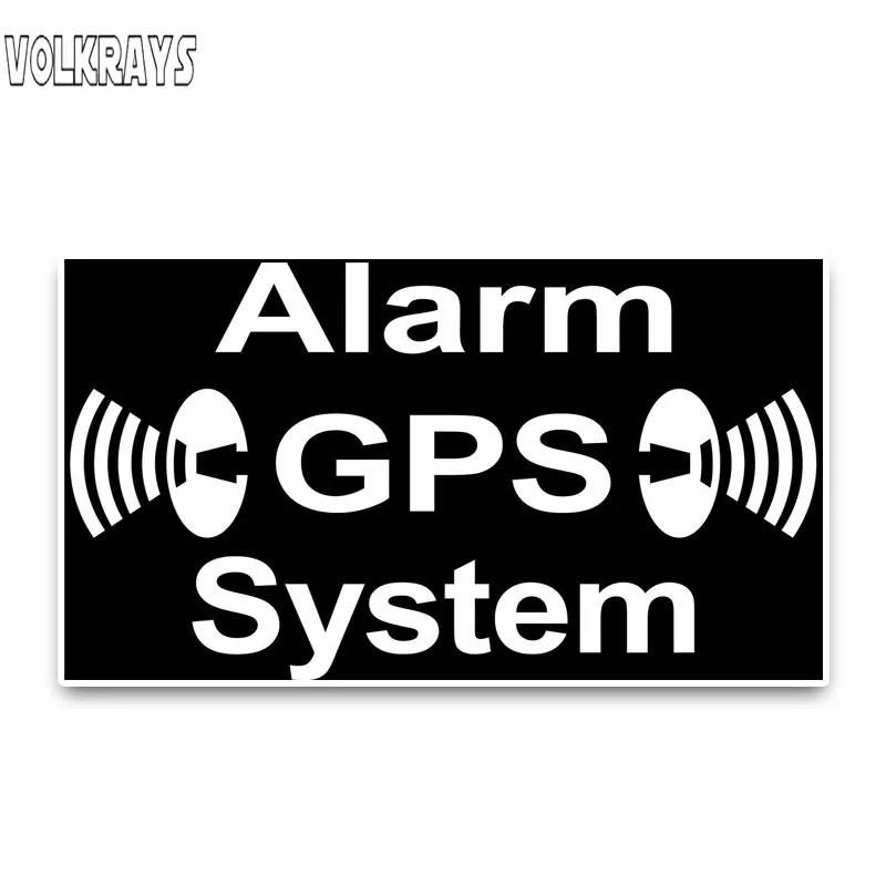 Модная Автомобильная наклейка Vilkrays система сигнализации GPS черно белые