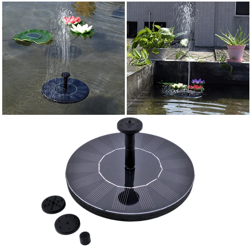 Garden Solar Fountain Pump Pool Pond 