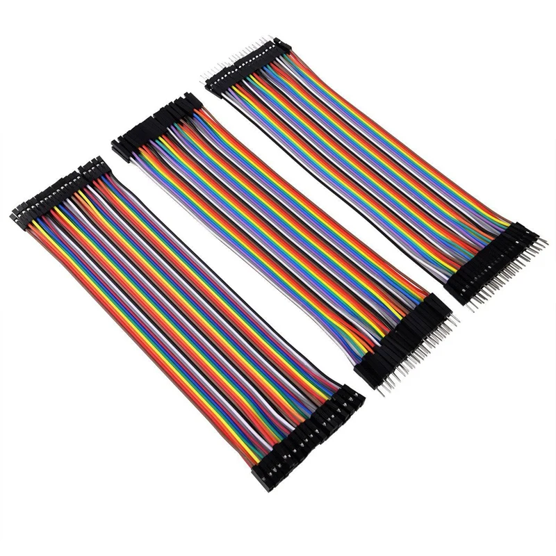 

3Set Wire Cable Set 3 x 40 Pieces Each 10 cm, Female-Female, Male-Female, Male-Male Cable Jumpers Wire Jumpers