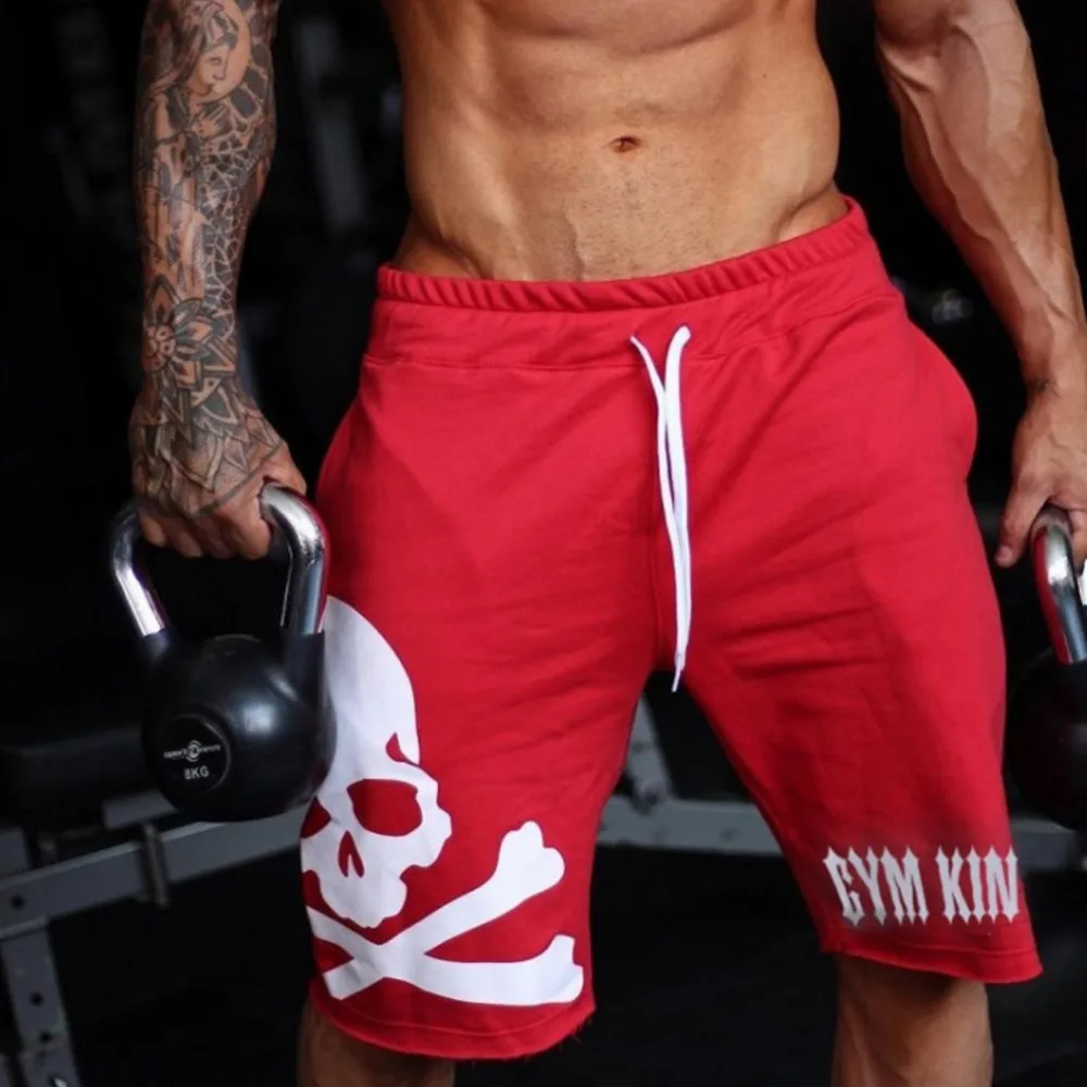 Повседневные Шорты для фитнеса 5 точек мужские модные свободные пляжные дышащие