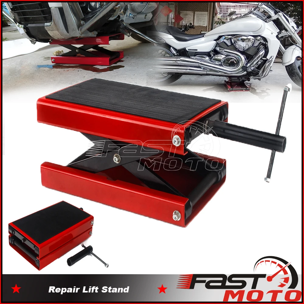 1100LBS Motorcycle Jack Scissor Lift Repair Stand Platform D