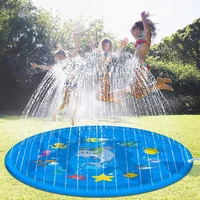 170 cm inflatable spray water cushion summer kids play water mat lawn games pad sprinkler play toys outdoor tub swiming pool toy