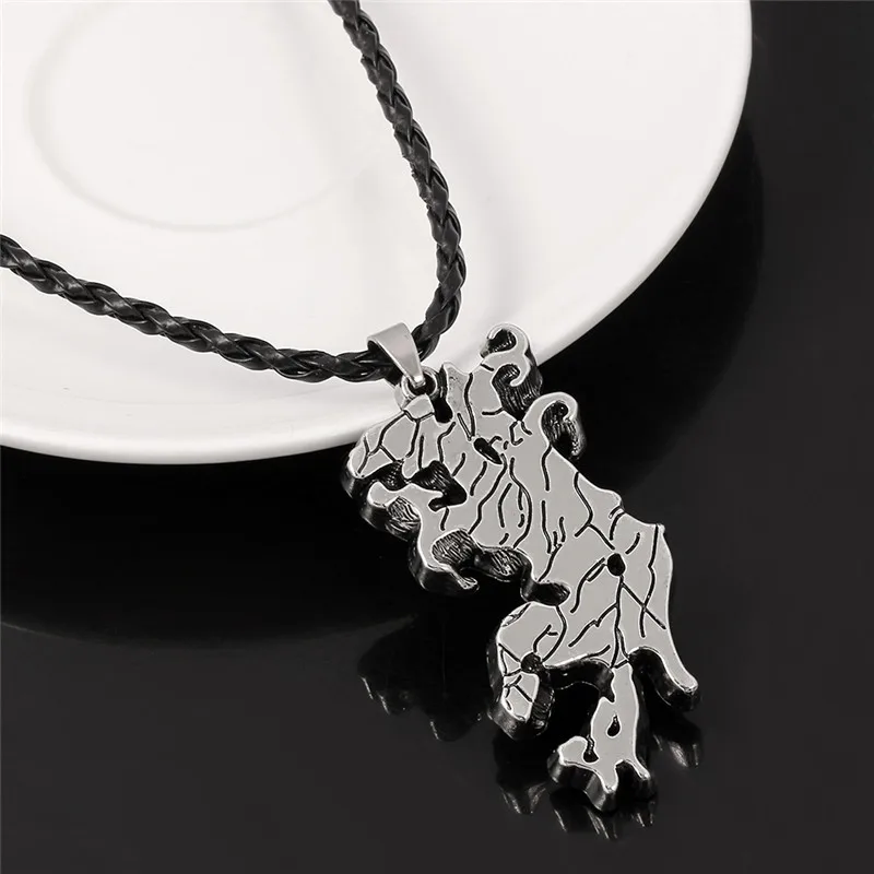 Ожерелье из сплава в виде карты США популярное ювелирное изделие стиле New York State