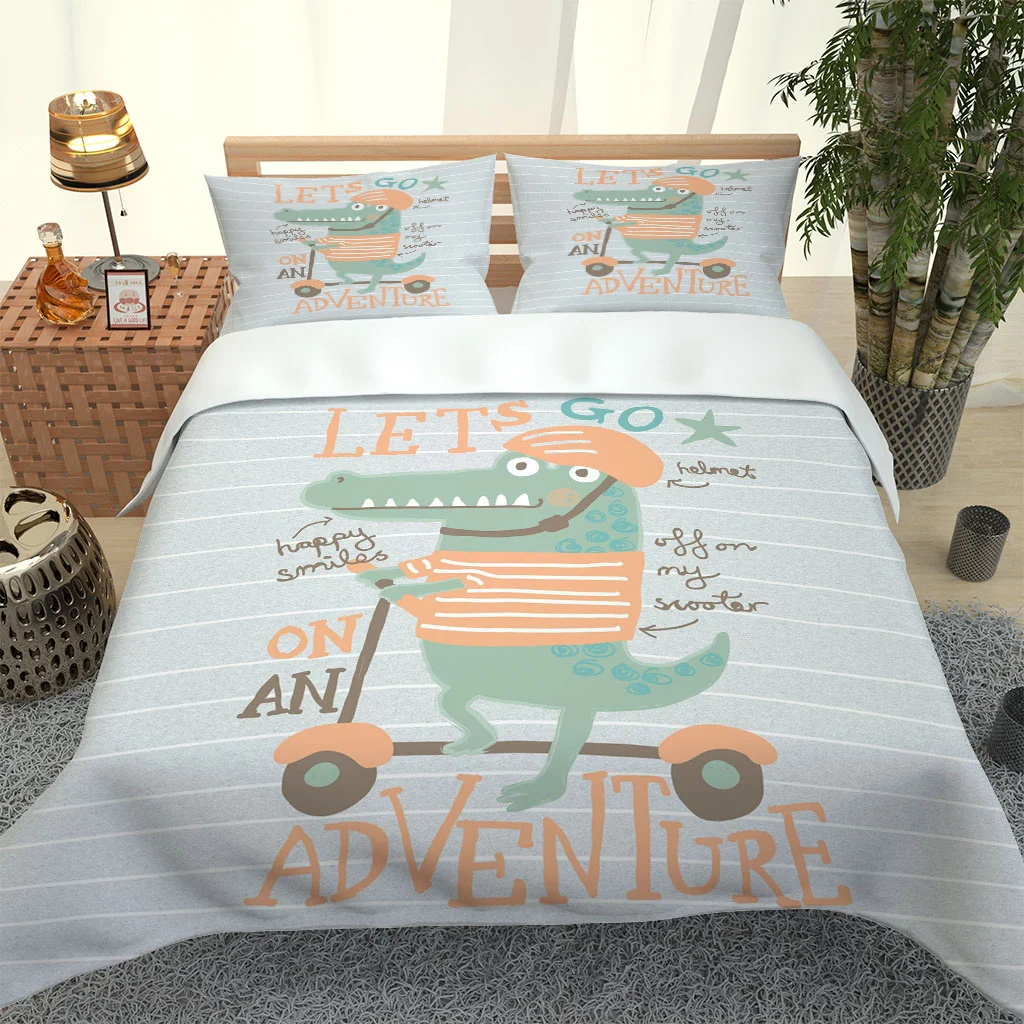 Пододеяльники домашний текстиль с изображением мультфильма уличная мода