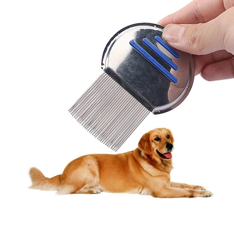 

Pet combs dog grooming cat brush flea cleaning comb stainless steel needle lice elimination pet hair brush