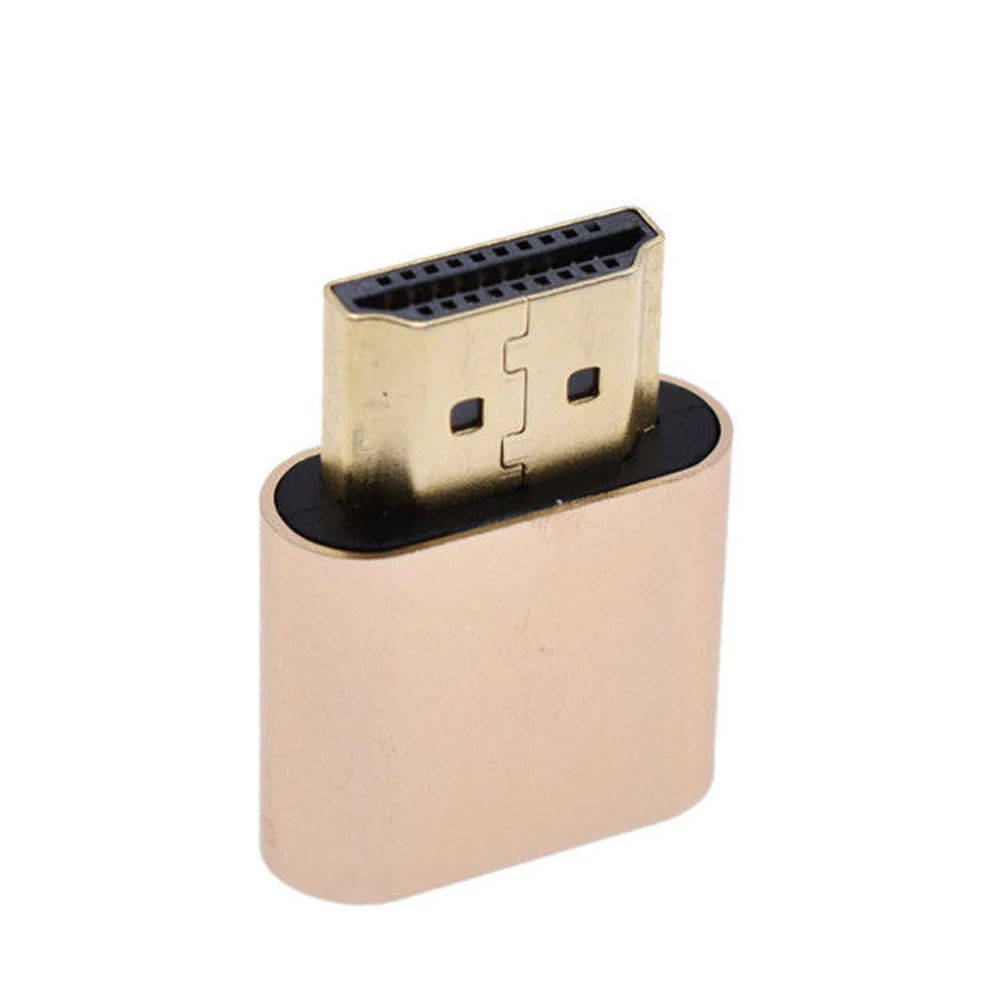 Поддельный Безголовый разъем пустышка вилка небольшой блок пластина 1920x1080 4K HDMI