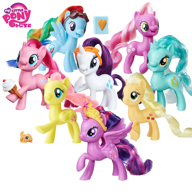 My Little Pony игрушка Дружба это волшебная тень Радуга Lyra сердцевидная радость ПВХ