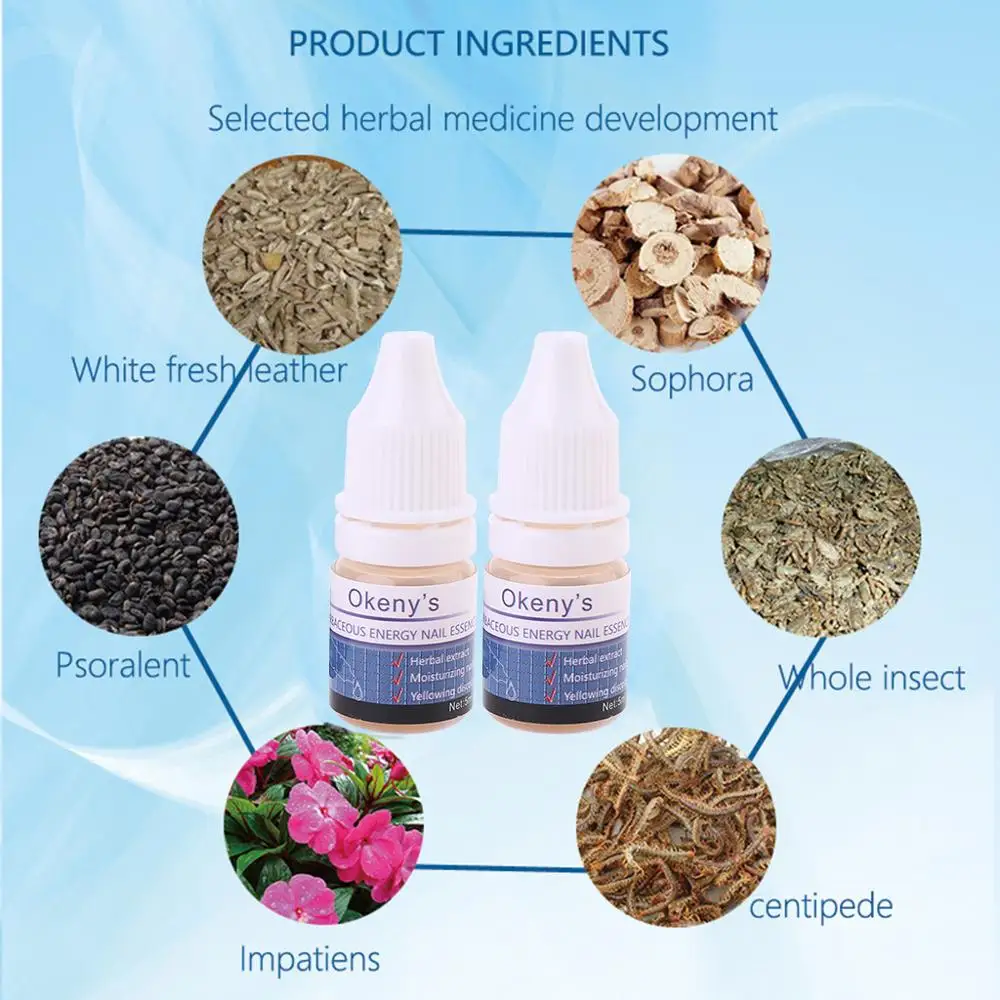 5 мл грибковое удаление пальцев ног Лечение ногтей гелевая эссенция яркий