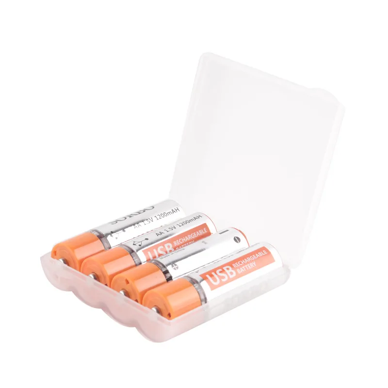 Настоящая оригинальная установка карты Sorbo Energizer No.5 АА 1200mAh USB-заряжаемая батарея быстрого заряда в течение 1 часа без давления LR6 R03.