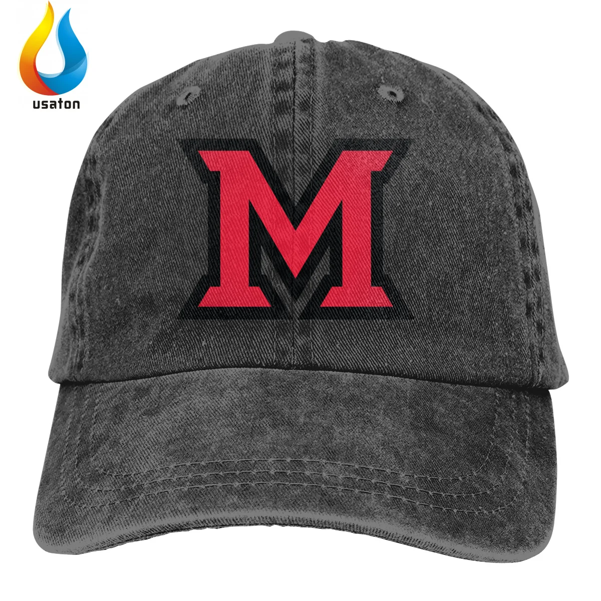 

Denim Baseball Cap Men Women Miami (OH) Snapback Hat Summer Sports University Hip Hop Cap Gorras