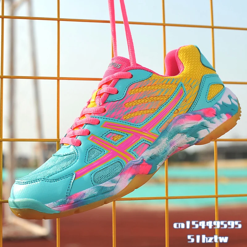 

Women's Men's Volleyball Shoes with Non-slip Sport Shoes Wear Casual Shoes Sneakers Men Soft Lightweight Badminton Tennis Shoes