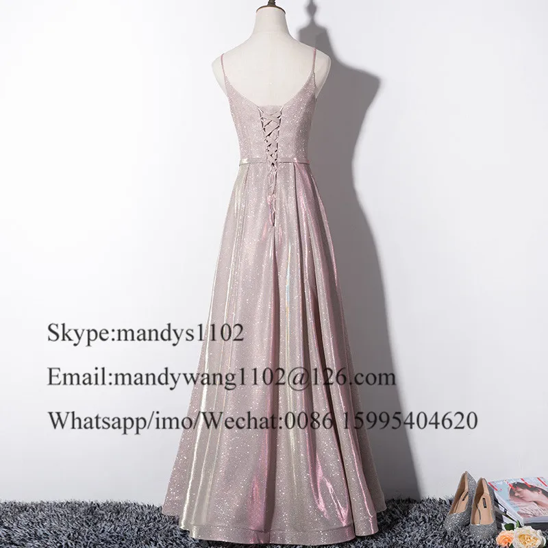 Платье для выпускного вечера Mbcullyd расшитое блестками длинное официальное