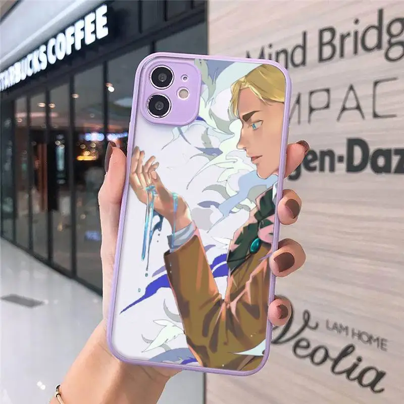 

Anime Attack on Titan Phone Cases Matte For iPhone 12 Mini 11 Pro XR XS Max 7 8 Plus X Hard PC Back Cover