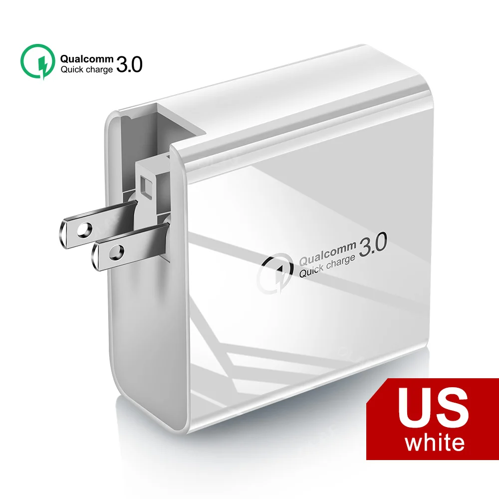 US Charger Олаф Quick Charge 3,0 зарядное устройство usb multi для iPhone X Xiaomi samsung S9 huawei QC4.0 QC3.0 QC C PD для быстрого настенного мобильный телефон Зарядное устройство - Тип штекера: US Charger