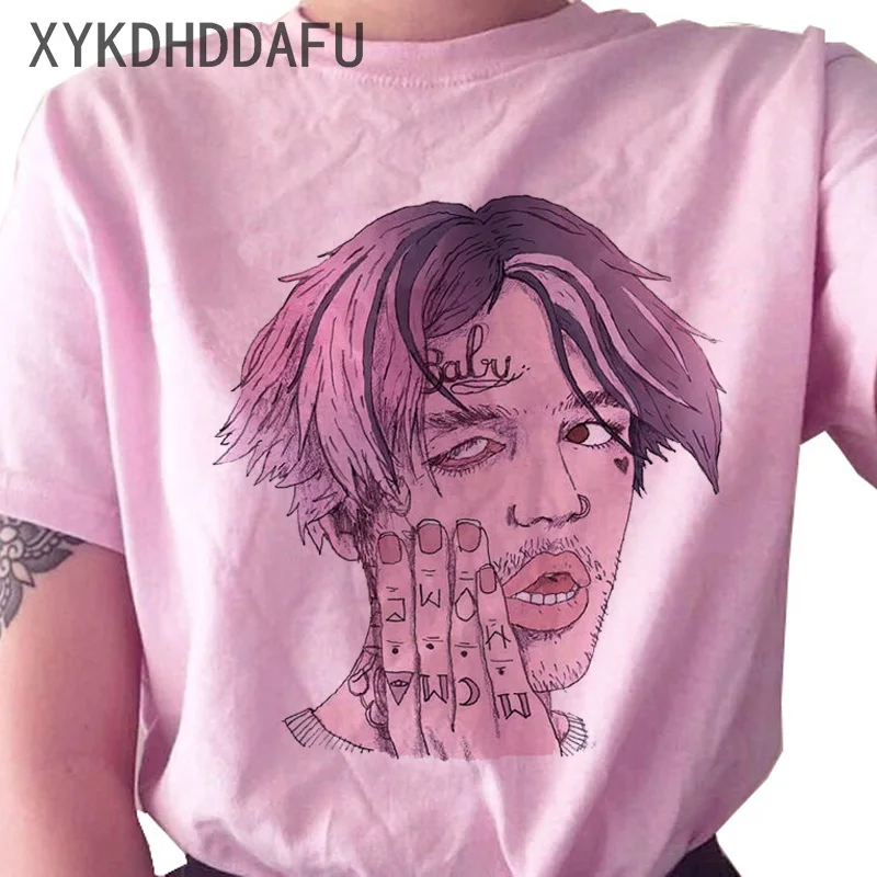 Футболка женская с принтом в стиле хип-хоп Ulzzang | Женская одежда