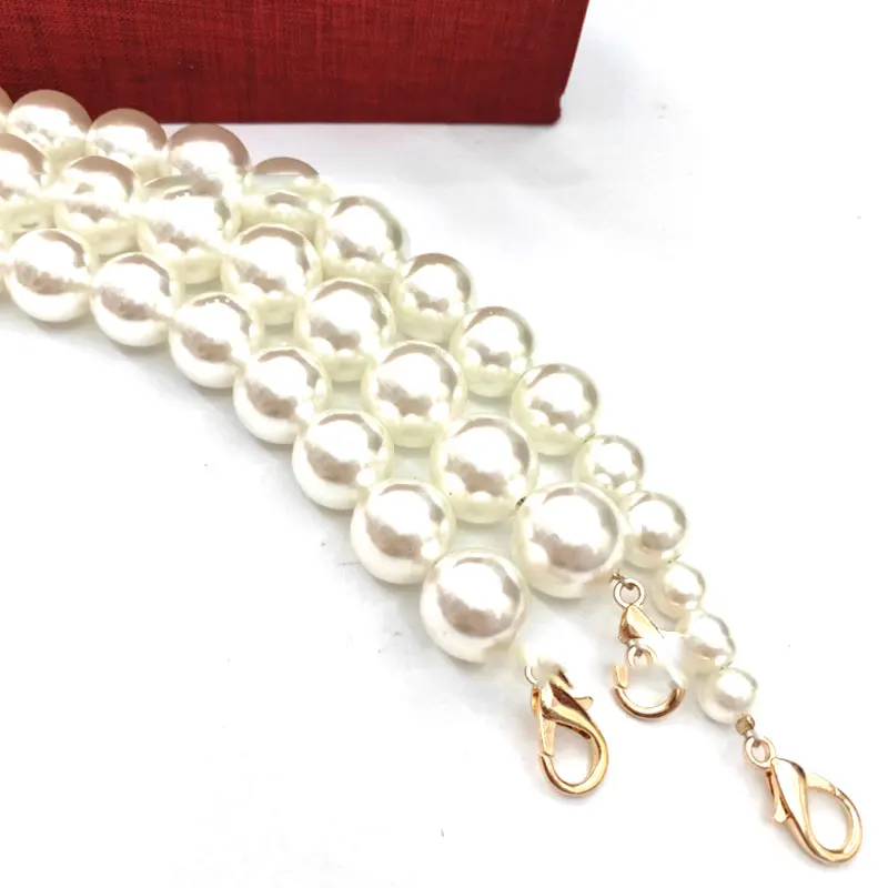 Имитация жемчуга сумка пояс с цепочкой пряжкой Сумка ручками женская на плечо