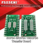 10 шт., печатная плата SMD от SOP24 SSOP24 TSSOP24 до DIP24 для DIP 0,65 мм1,27 мм до 2,54 мм