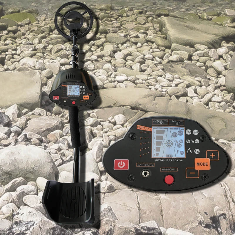 

Professional Underground Metal Detector MD-5030 Deep Search Gold Detector LCD Treasure Hunter Finder Scanner Searching Seeker
