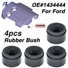 4x резиновая втулка двигателя для Ford Mondeo Focus C-Max, Galaxy, Fiesta 1434444, защитная крышка, резиновая пластина