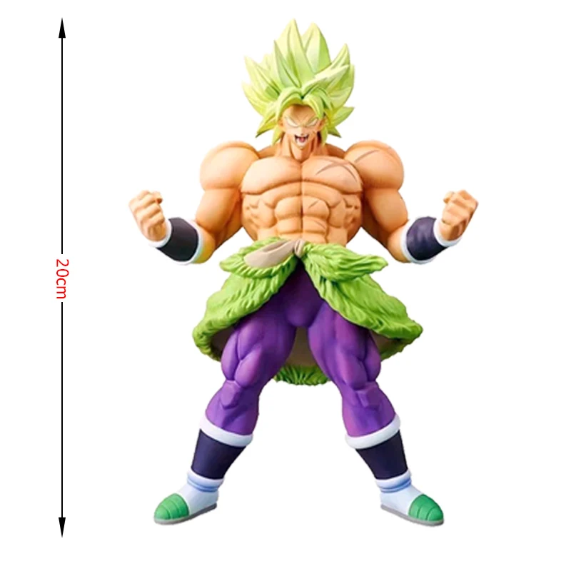Dragon Ball Z Super Senshi Broly Super Saiyan ПВХ Коллекционная Фигурка Драконий жемчуг фигурка модель игрушки