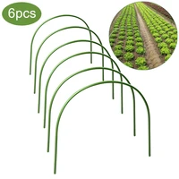 6pcs greenhouse hoops plant hoop grow garden tunnel hoop support hoops plant holder tools for garden stakes farm agriculture