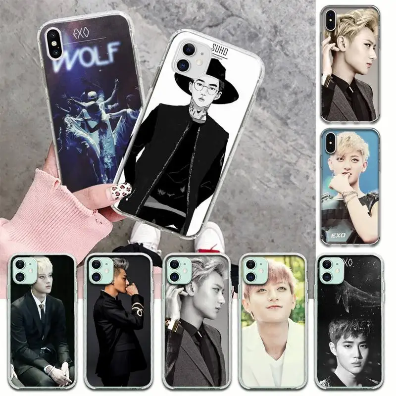 CUTEWANAN Exo Tao Новое поступление черный чехол для мобильного телефона iPhone 11 pro XS MAX 8 7 6