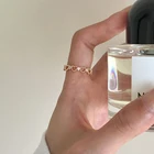 Корейское женское кольцо в форме сердца, милое широкое кольцо в форме сердца для девушек, модное ювелирное изделие, свадебный подарок