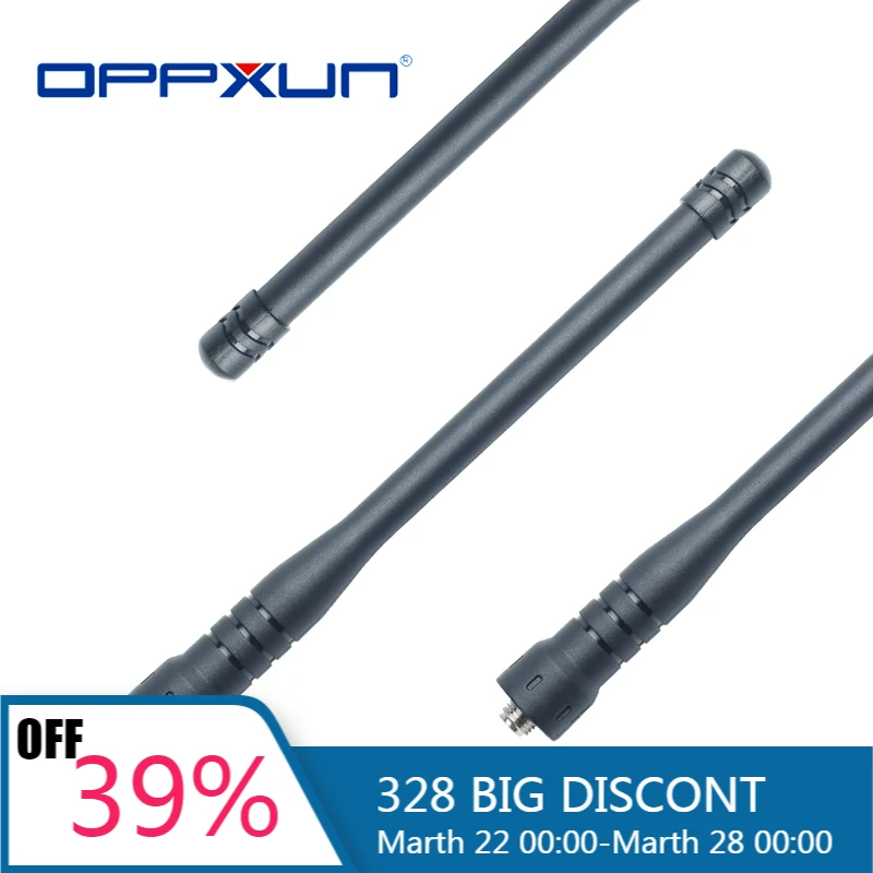 

2021 Walkie Talkie Rod Telescopic Gain Antenna Dual Band UHF for Portable Baofeng Two Way Radio UV-5R BF-888S UV-5RE UV-82 UV-3R