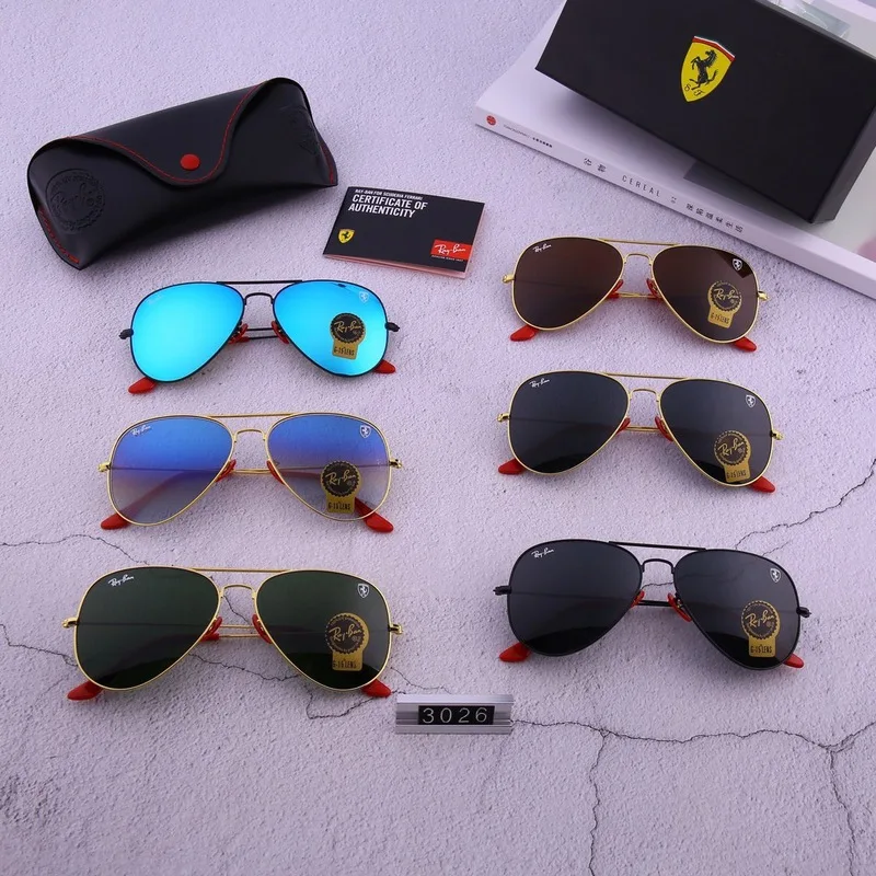 

2021 Aluminum Brand Pilot Polarized Sunglasses Men Women Fashion Frame Male Sun Glasses For Driving Oculos with box