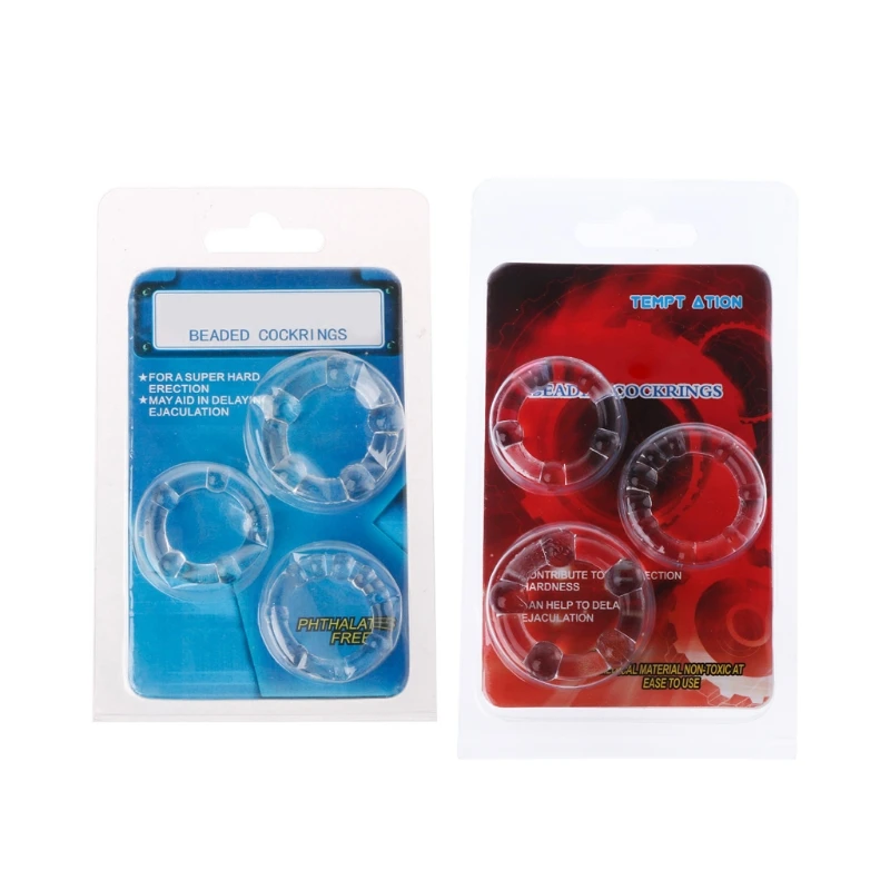 Кольцо на пенис для эрекции увеличитель оргазма 3 шт. | Красота и здоровье